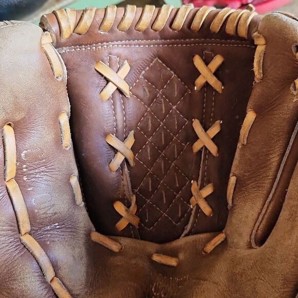 Nesco 4190 Leather Deep Pocket Baseball Glove - Picture 8 of 13